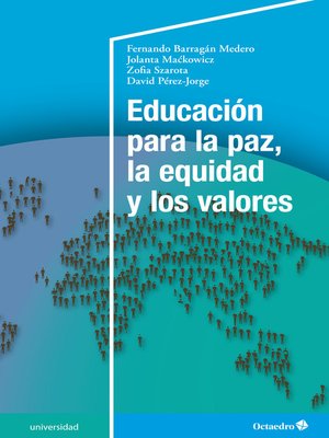 cover image of Educación para la paz, la equidad y los valores